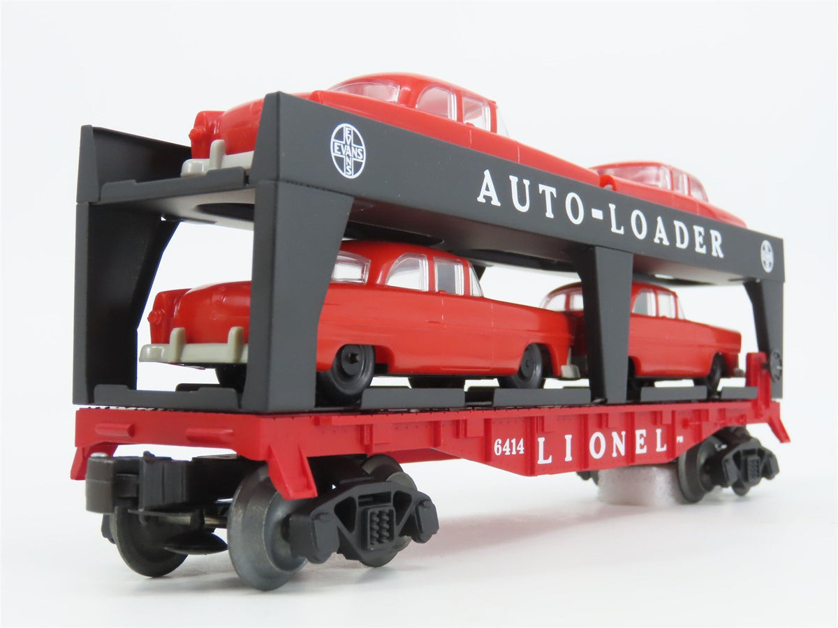 O Gauge 3-Rail Lionel Postwar Series 6-19427 Flatcar #6414 w/Autoloader &amp; Cars
