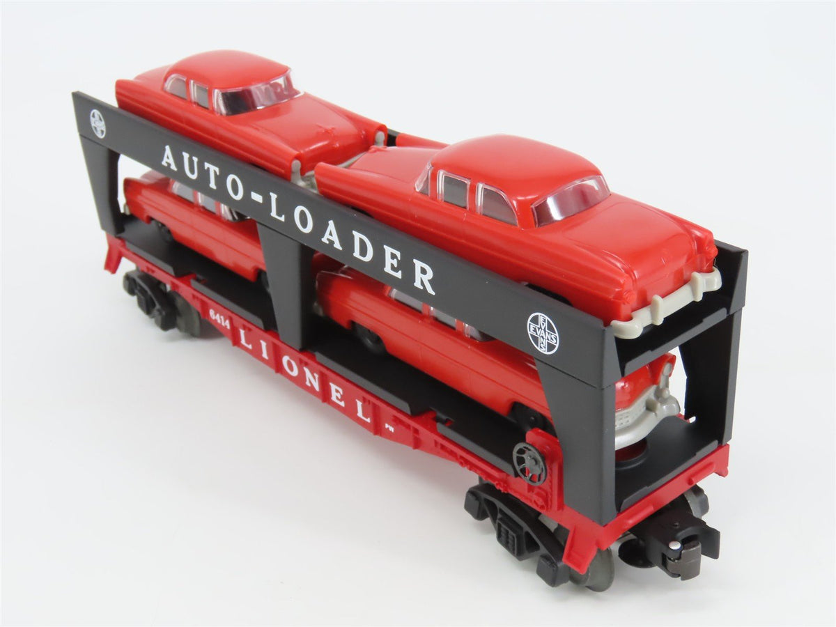 O Gauge 3-Rail Lionel Postwar Series 6-19427 Flatcar #6414 w/Autoloader &amp; Cars