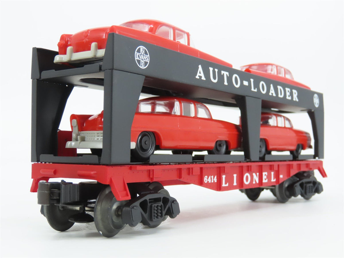 O Gauge 3-Rail Lionel Postwar Series 6-19427 Flatcar #6414 w/Autoloader &amp; Cars