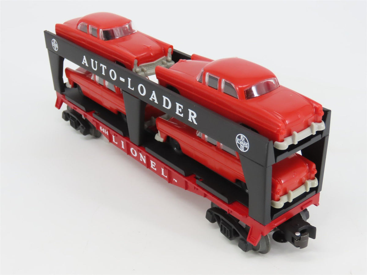 O Gauge 3-Rail Lionel Postwar Series 6-19427 Flatcar #6414 w/Autoloader &amp; Cars