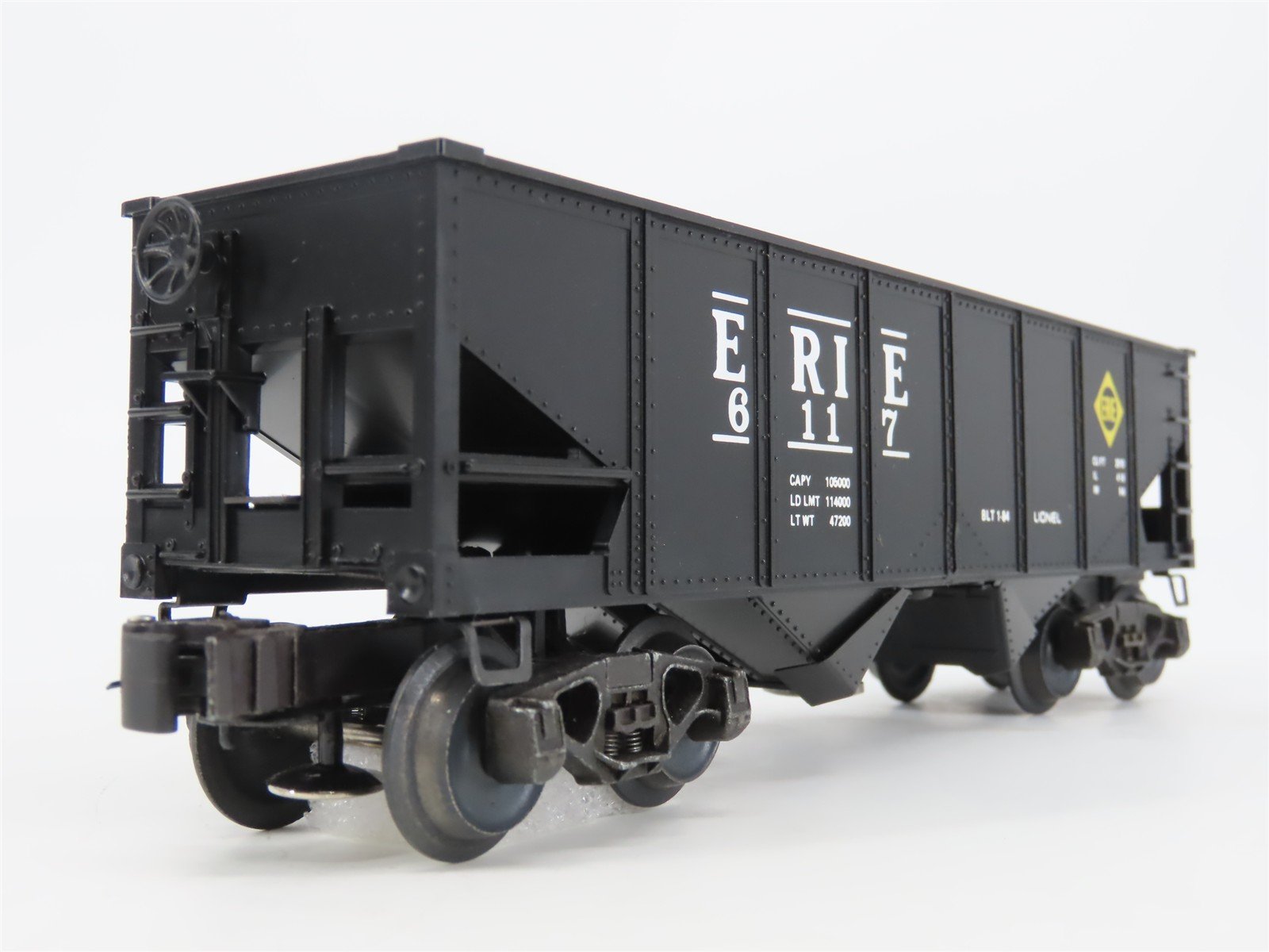 O Gauge 3-Rail Lionel 6-6117 Erie Operating Hopper #6-6117