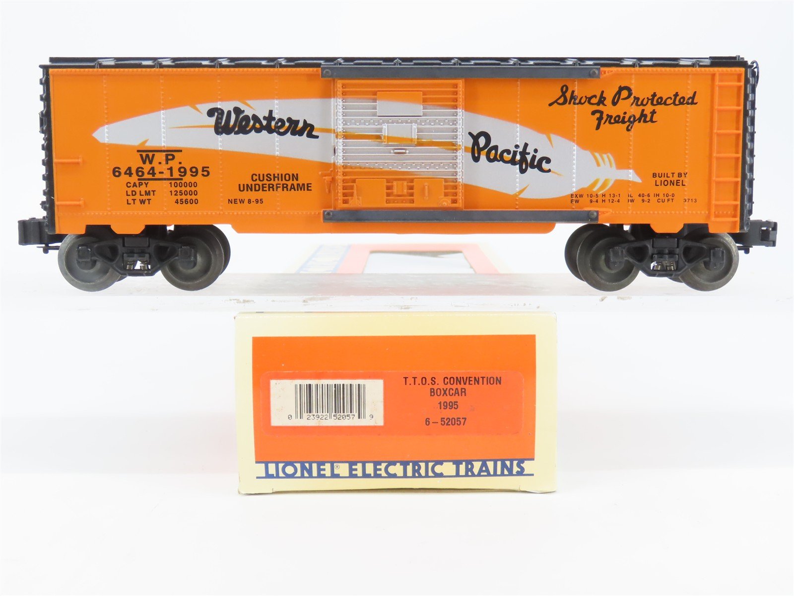 O Gauge 3-Rail Lionel 6-52057 TTOS Convention WP Box Car 6464-1995