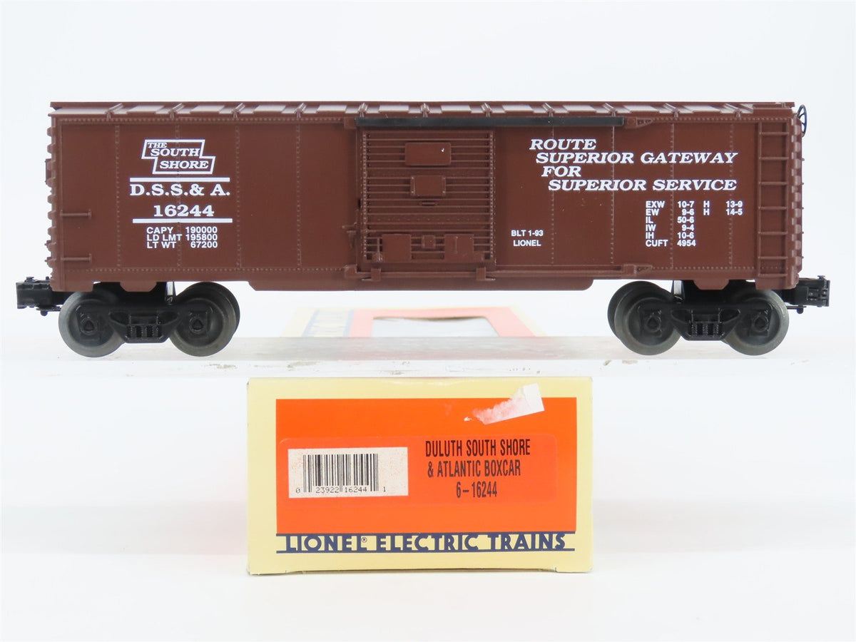 O Gauge 3-Rail Lionel #6-16244 DSS&amp;A Duluth South Shore &amp; Atlantic Boxcar #16244