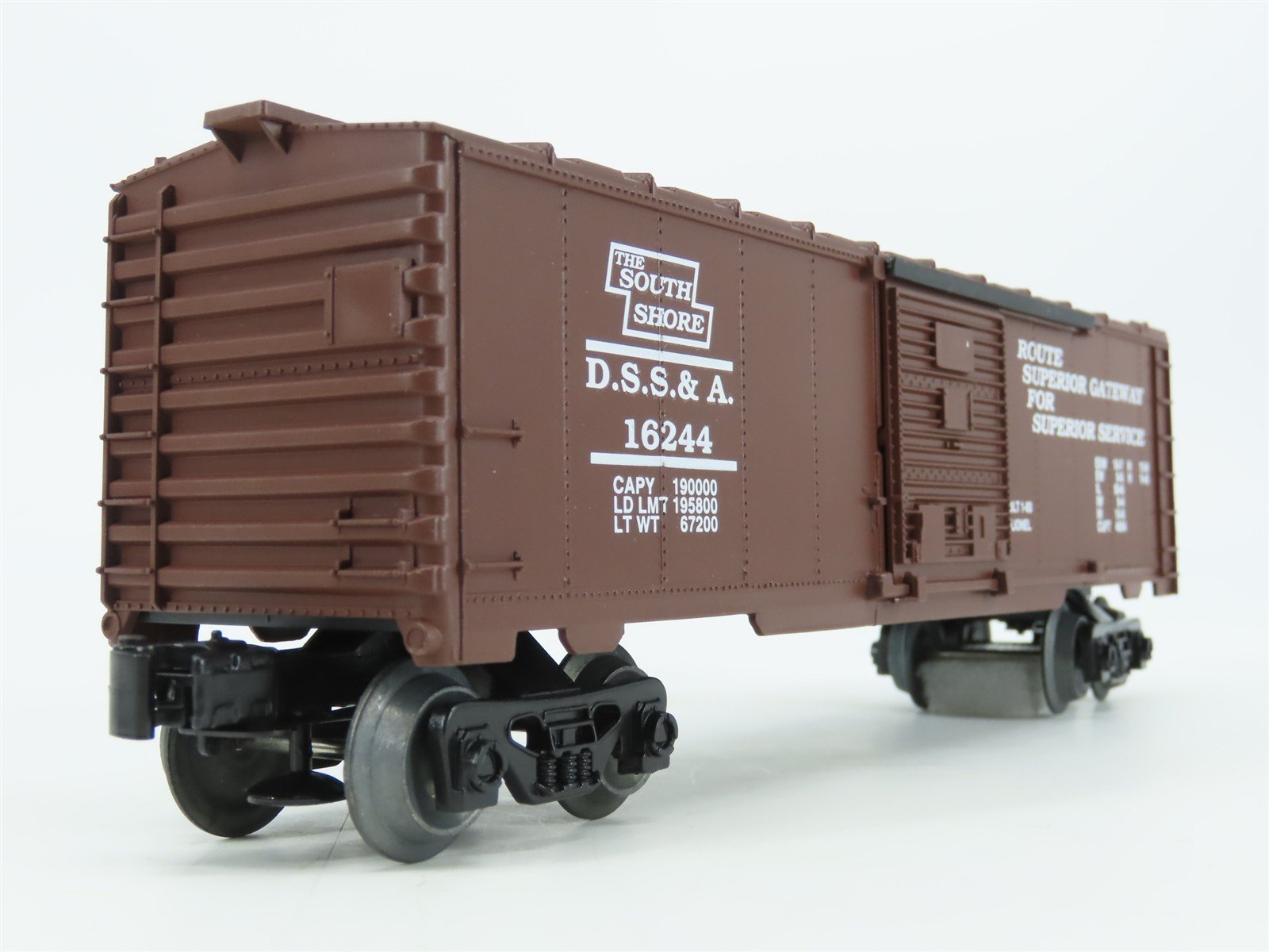 O Gauge 3-Rail Lionel #6-16244 DSS&A Duluth South Shore & Atlantic Boxcar #16244