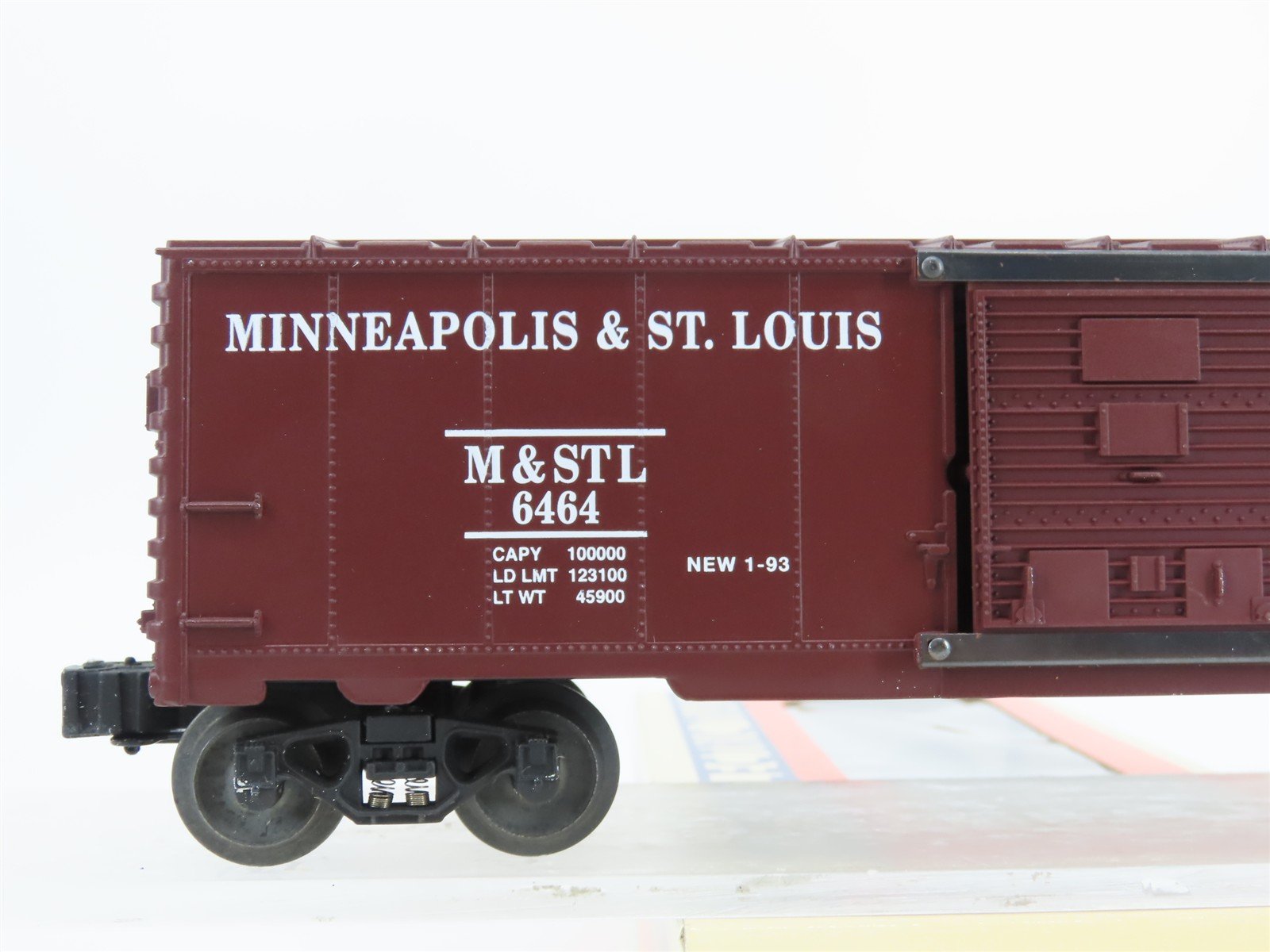 O Gauge 3-Rail Lionel 6-19250 M&STL Minneapolis & St. Louis Boxcar #6464