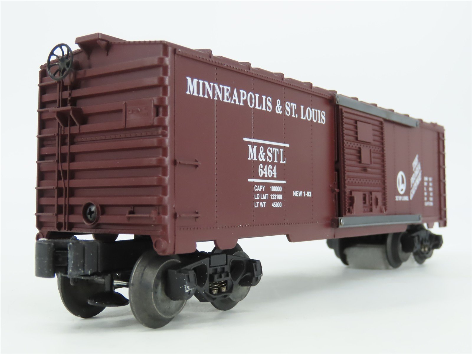 O Gauge 3-Rail Lionel 6-19250 M&STL Minneapolis & St. Louis Boxcar #6464