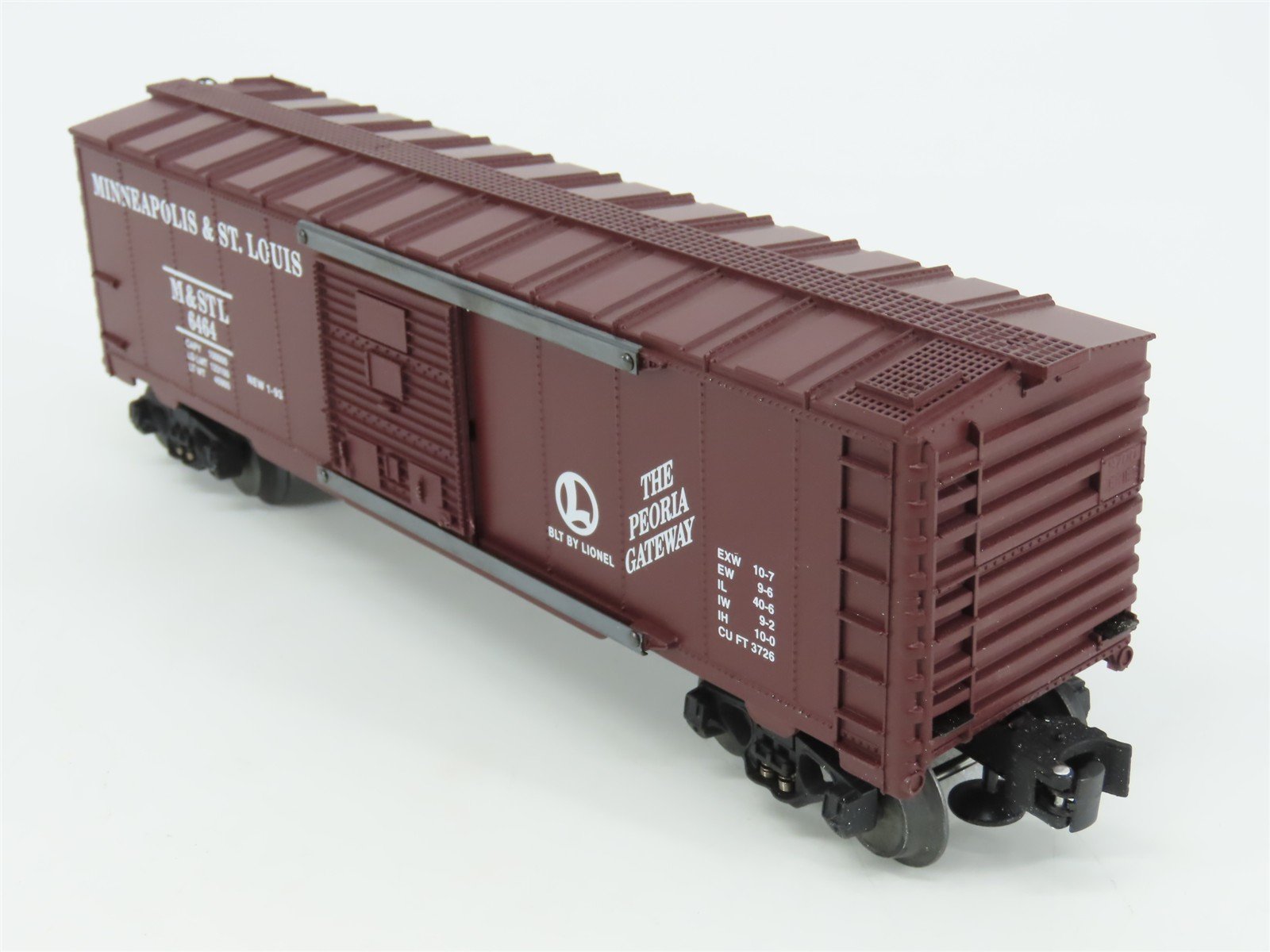 O Gauge 3-Rail Lionel 6-19250 M&STL Minneapolis & St. Louis Boxcar #6464