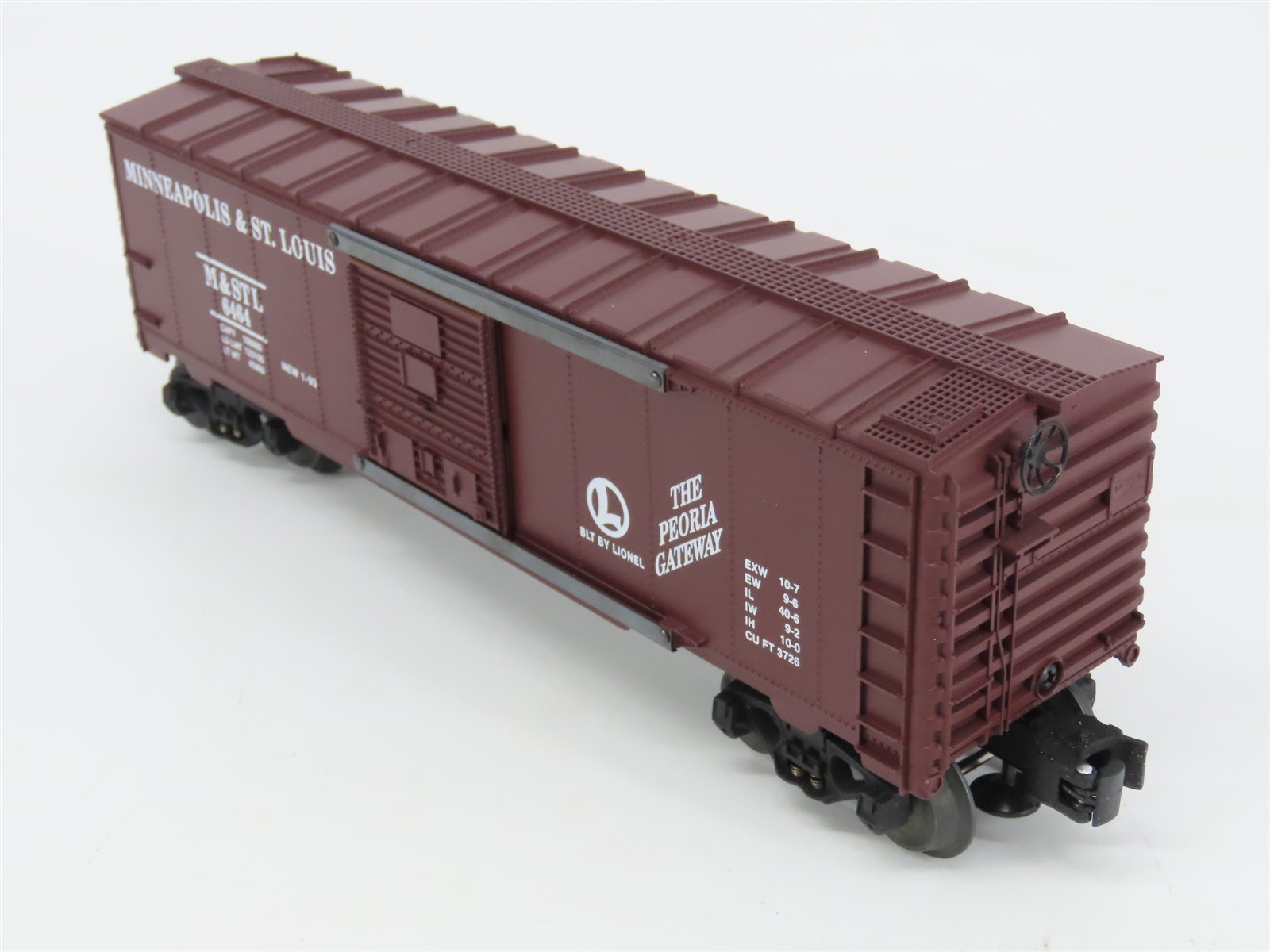 O Gauge 3-Rail Lionel 6-19250 M&STL Minneapolis & St. Louis Boxcar #6464