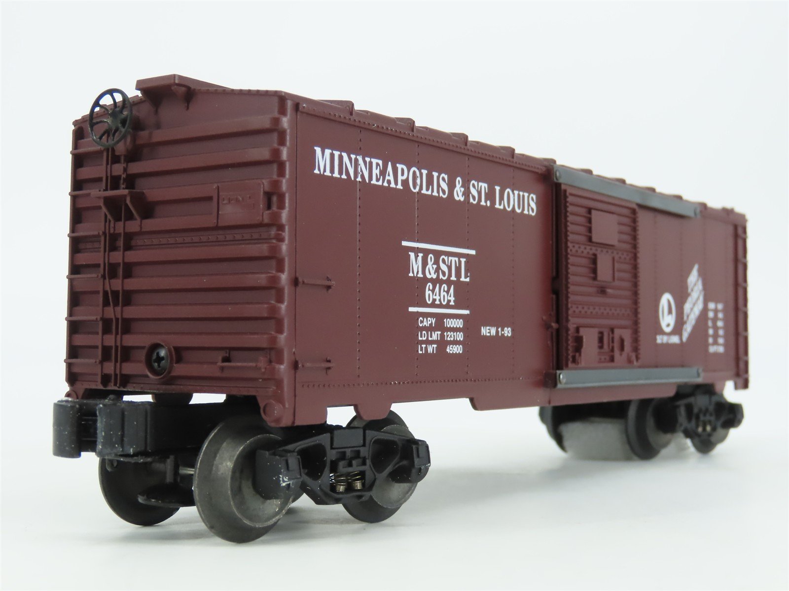 O Gauge 3-Rail Lionel 6-19250 M&STL Minneapolis & St. Louis Boxcar #6464