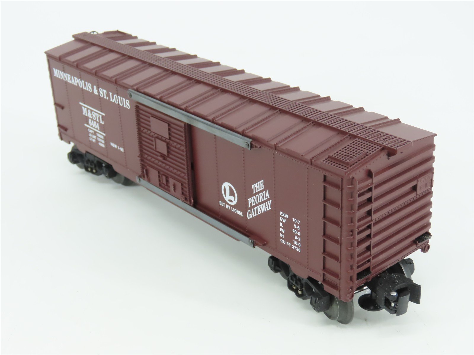 O Gauge 3-Rail Lionel 6-19250 M&STL Minneapolis & St. Louis Boxcar #6464
