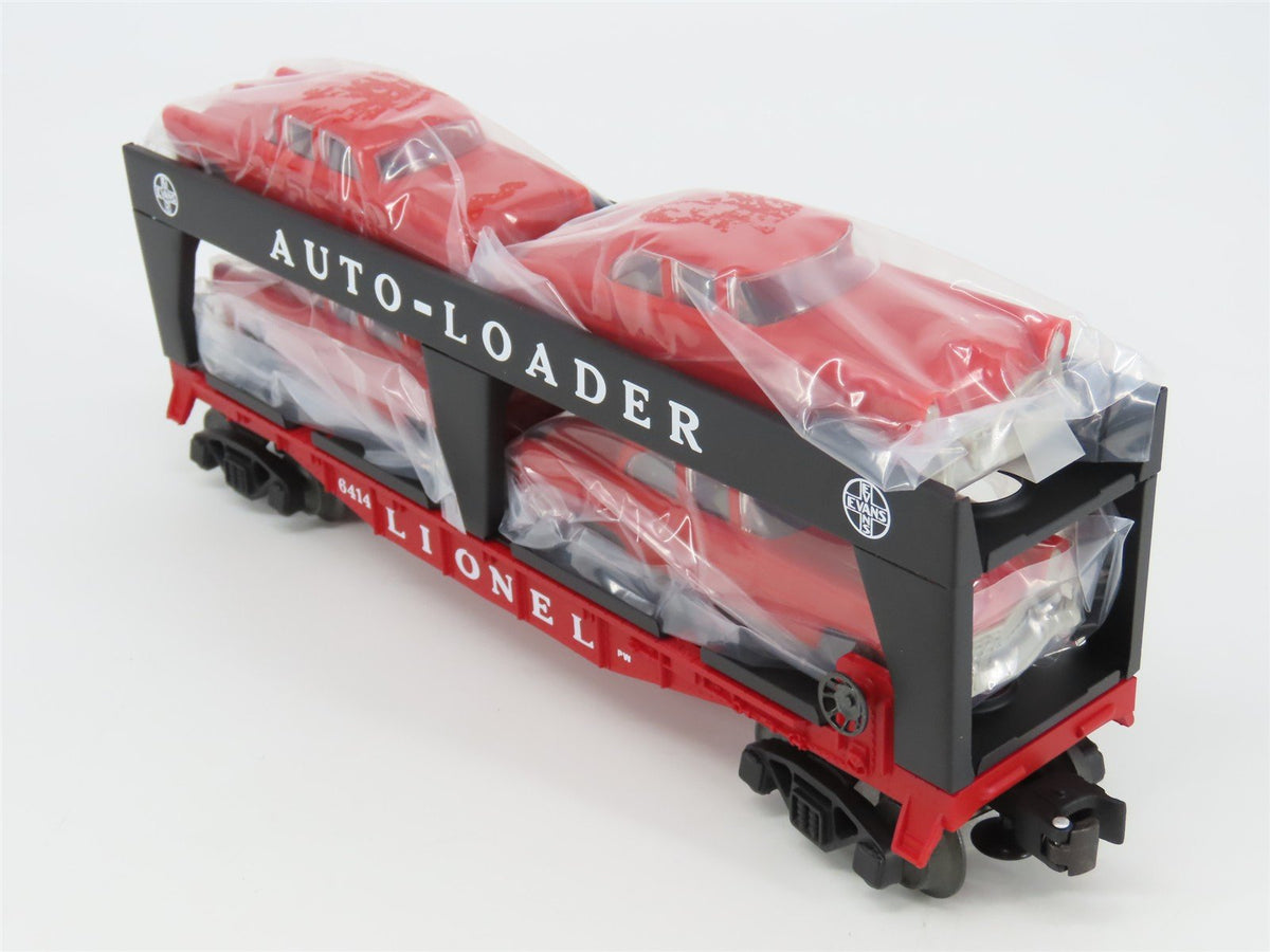 O Gauge 3-Rail Lionel Postwar Series 6-19427 Flat Car Auto Loader 6414 w/ Autos