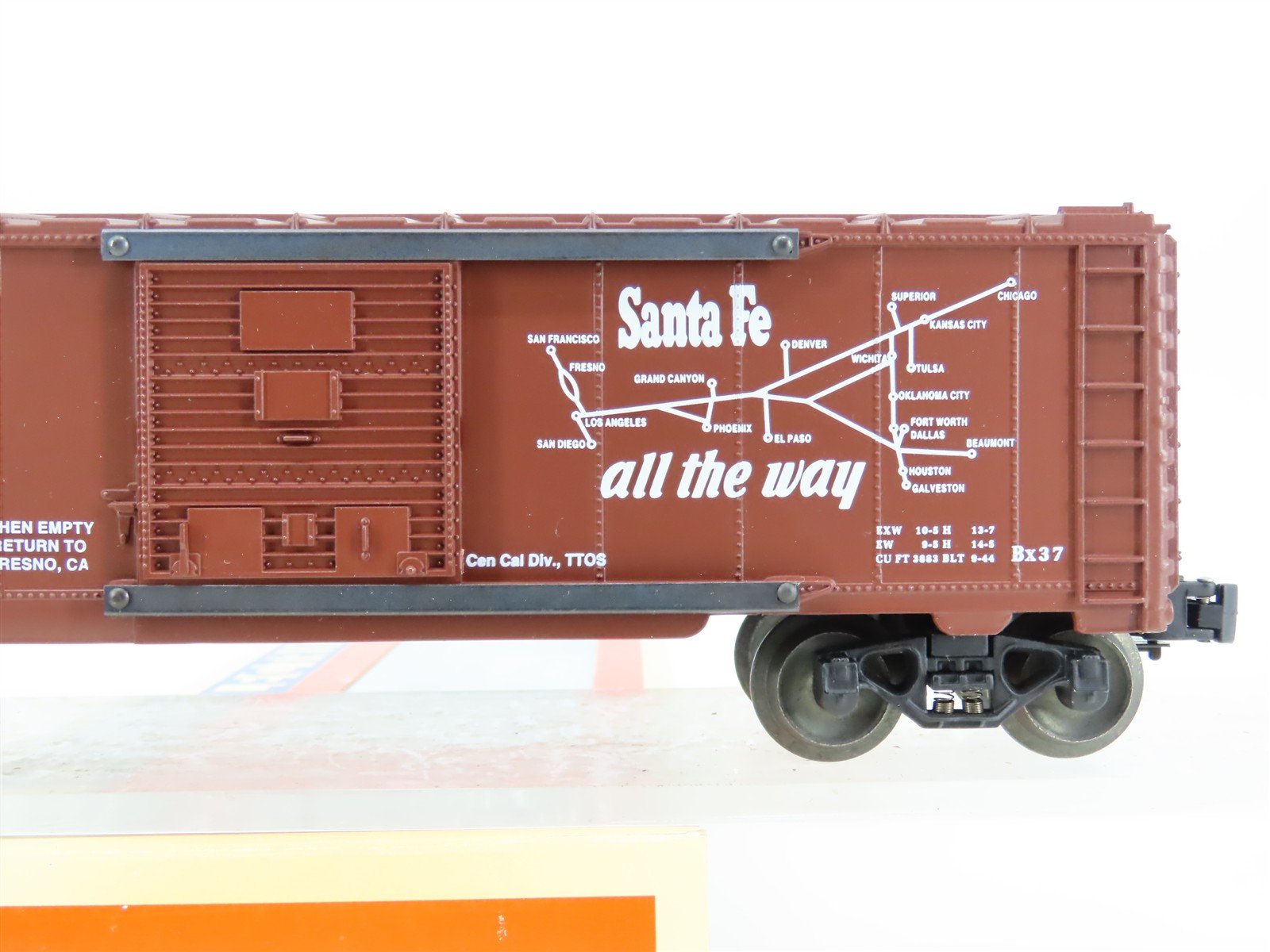 O Gauge 3-Rail Lionel 6-52058 TTOS ATSF Super Chief California Box Car #64641895
