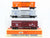 O Gauge 3-Rail Lionel 6-19247 WP/M&STL/GN Single Door Box Car Set of 3