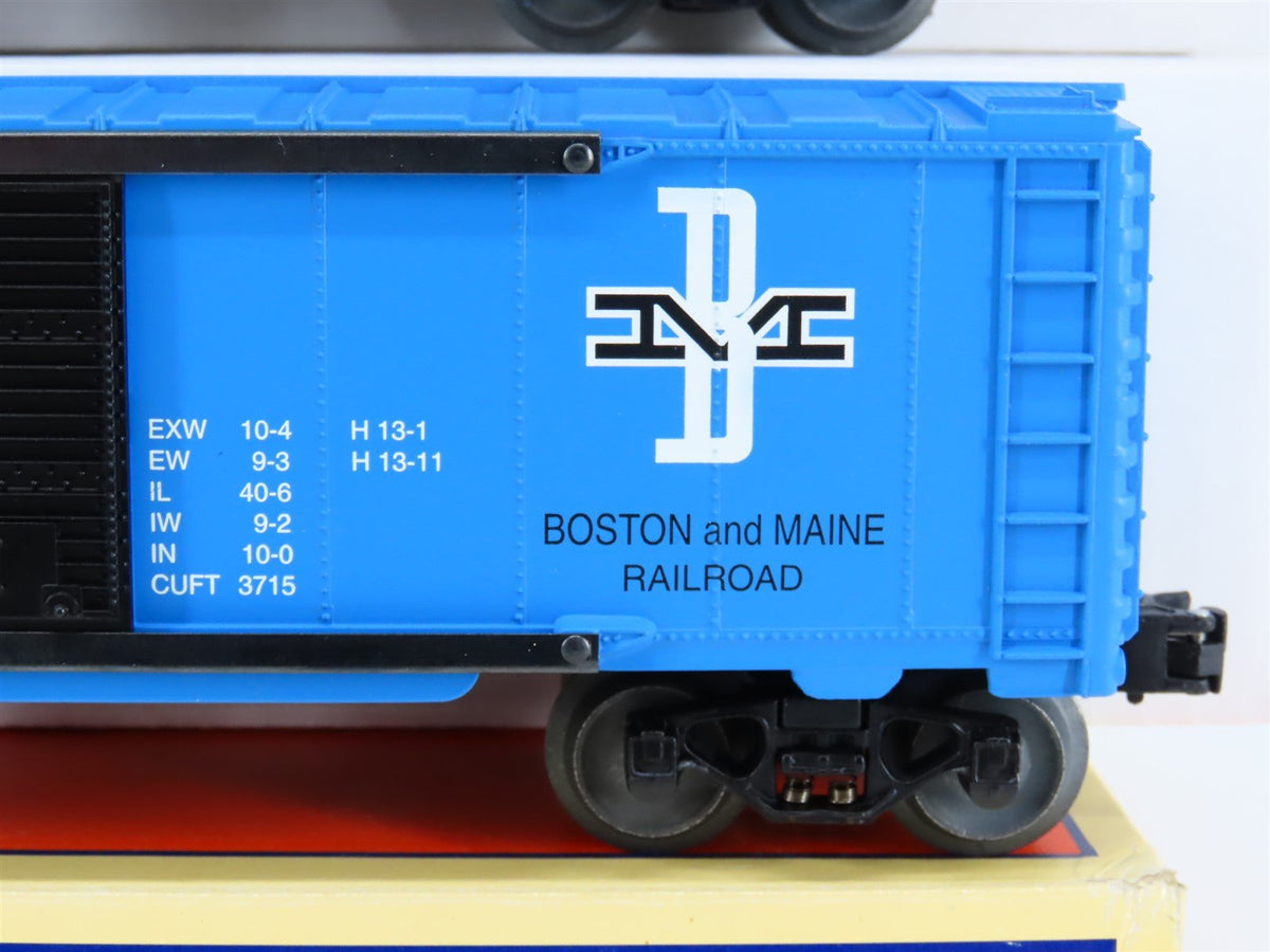 O Gauge 3-Rail Lionel 6-29209 TRB/BM/GN Single Door Box Car Set of 3
