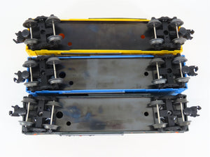 O Gauge 3-Rail Lionel 6-29209 TRB/BM/GN Single Door Box Car Set of 3