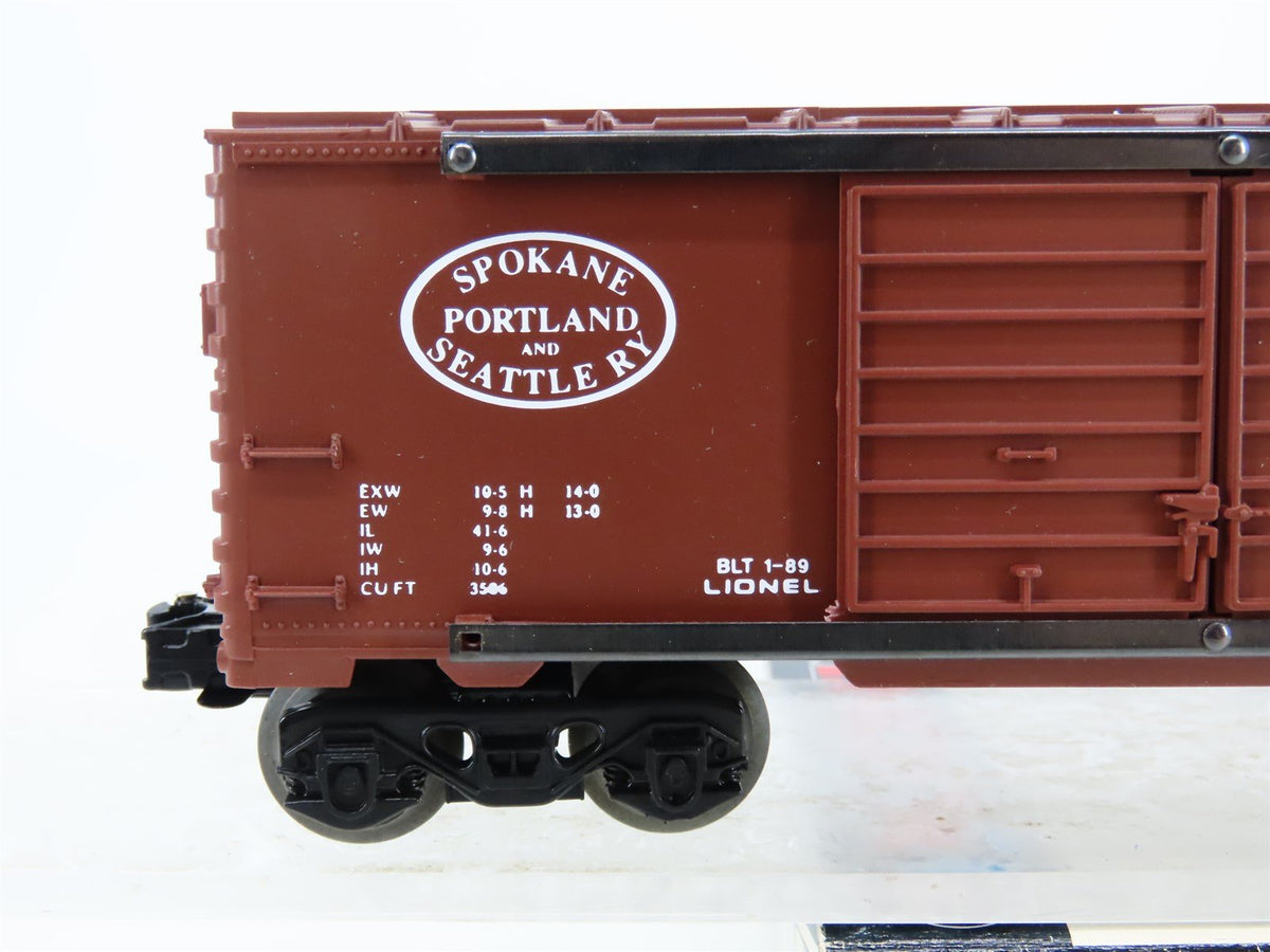 O Gauge 3-Rail Lionel 6-19213 SP&amp;S Spokane Portland &amp; Seattle Box Car #19213