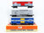 O Gauge 3-Rail Lionel 6-19266 MP/RI/NYC Single Door Box Car Set of 3