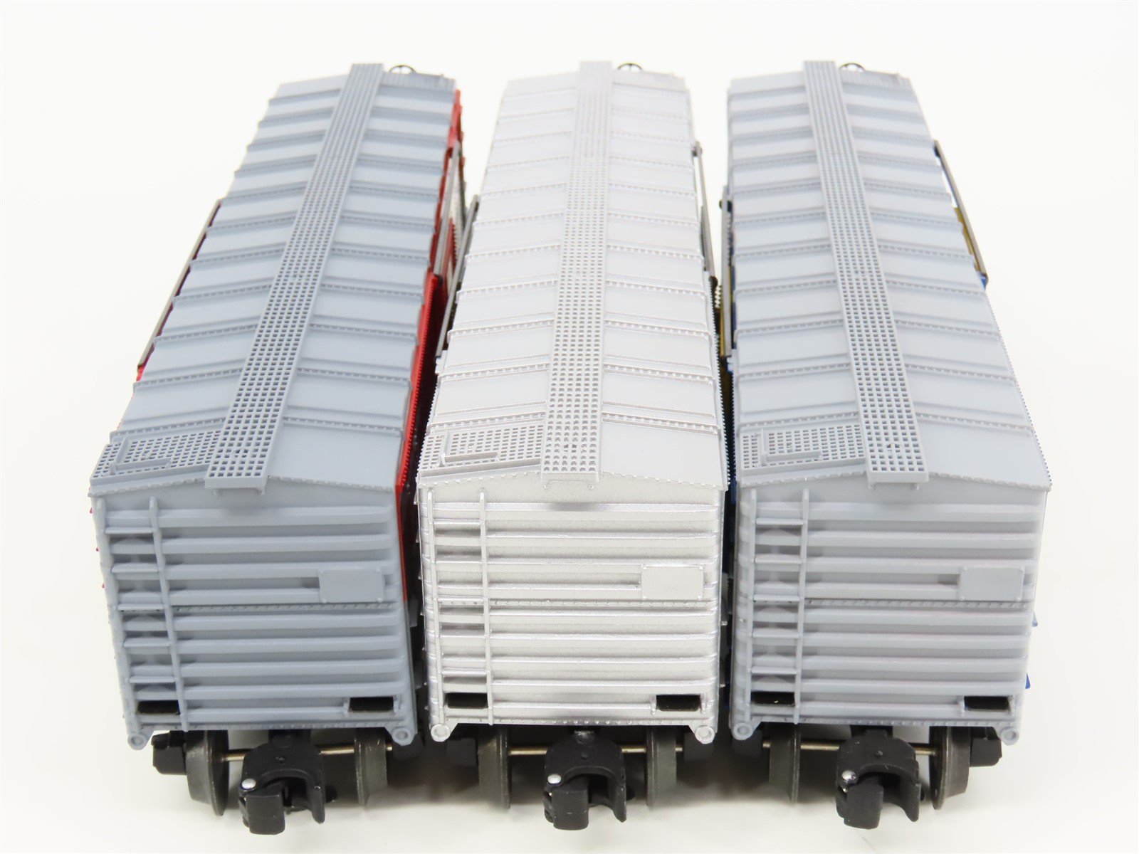 O Gauge 3-Rail Lionel 6-19266 MP/RI/NYC Single Door Box Car Set of 3