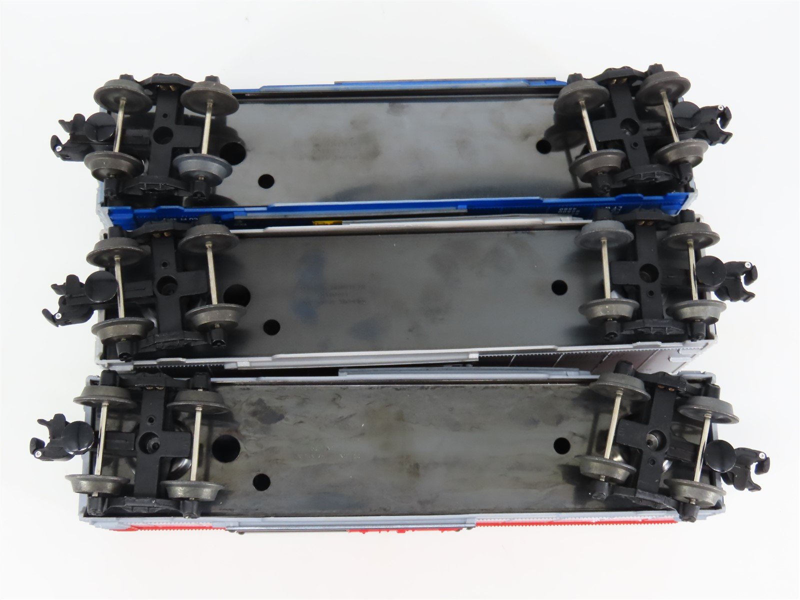 O Gauge 3-Rail Lionel 6-19266 MP/RI/NYC Single Door Box Car Set of 3