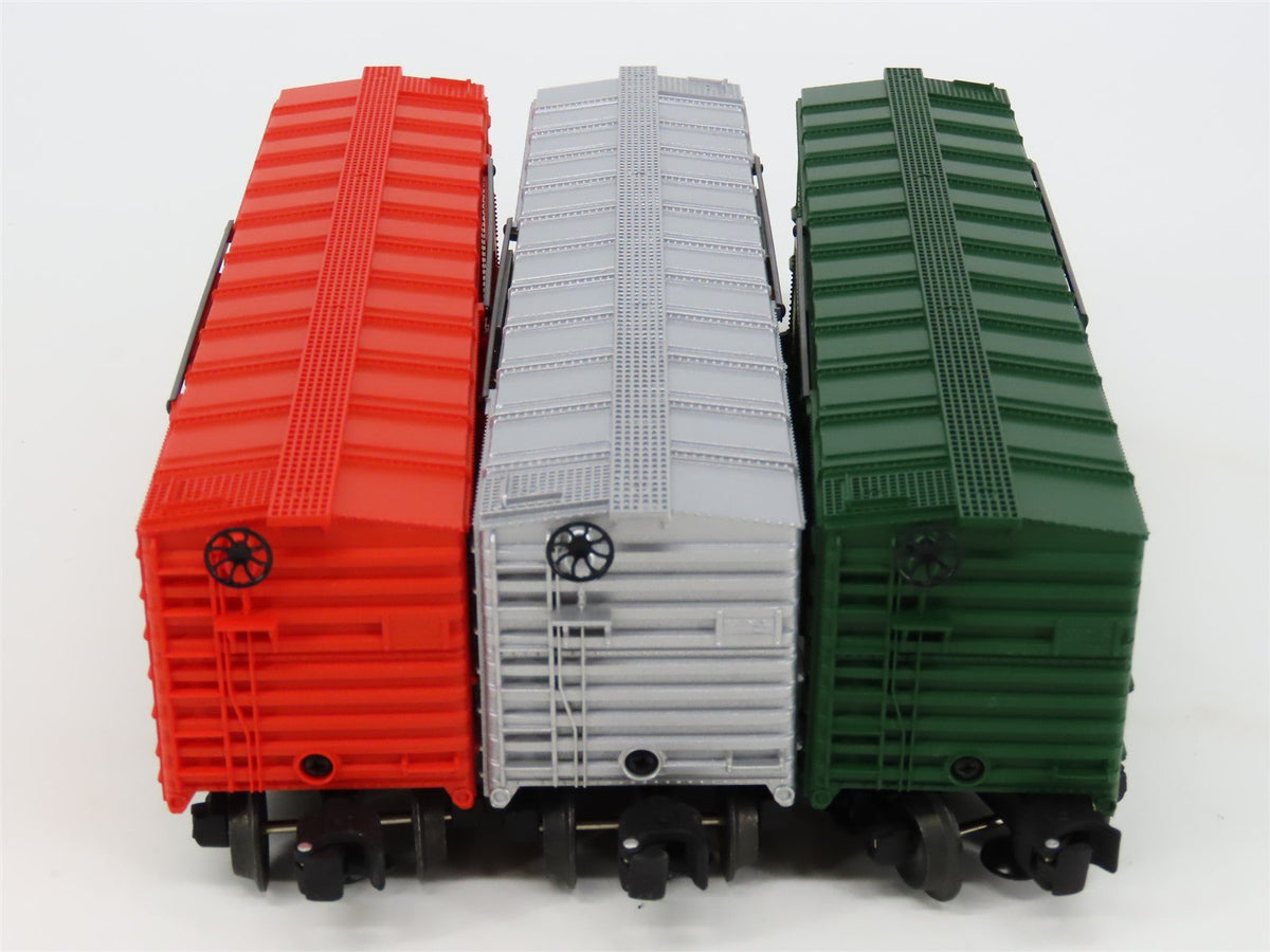 O Gauge 3-Rail Lionel 6-19257 WP/RI Single Door Box Car Set of 3