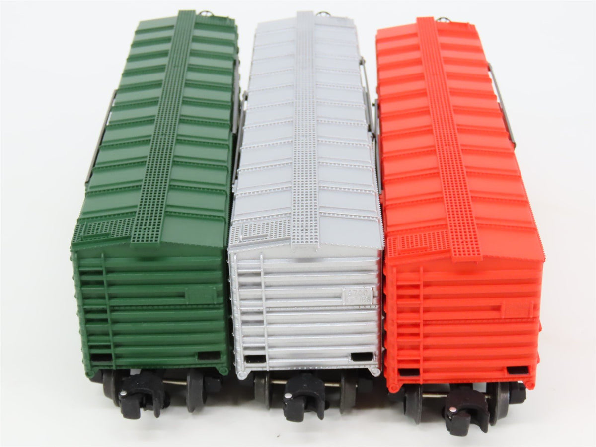 O Gauge 3-Rail Lionel 6-19257 WP/RI Single Door Box Car Set of 3