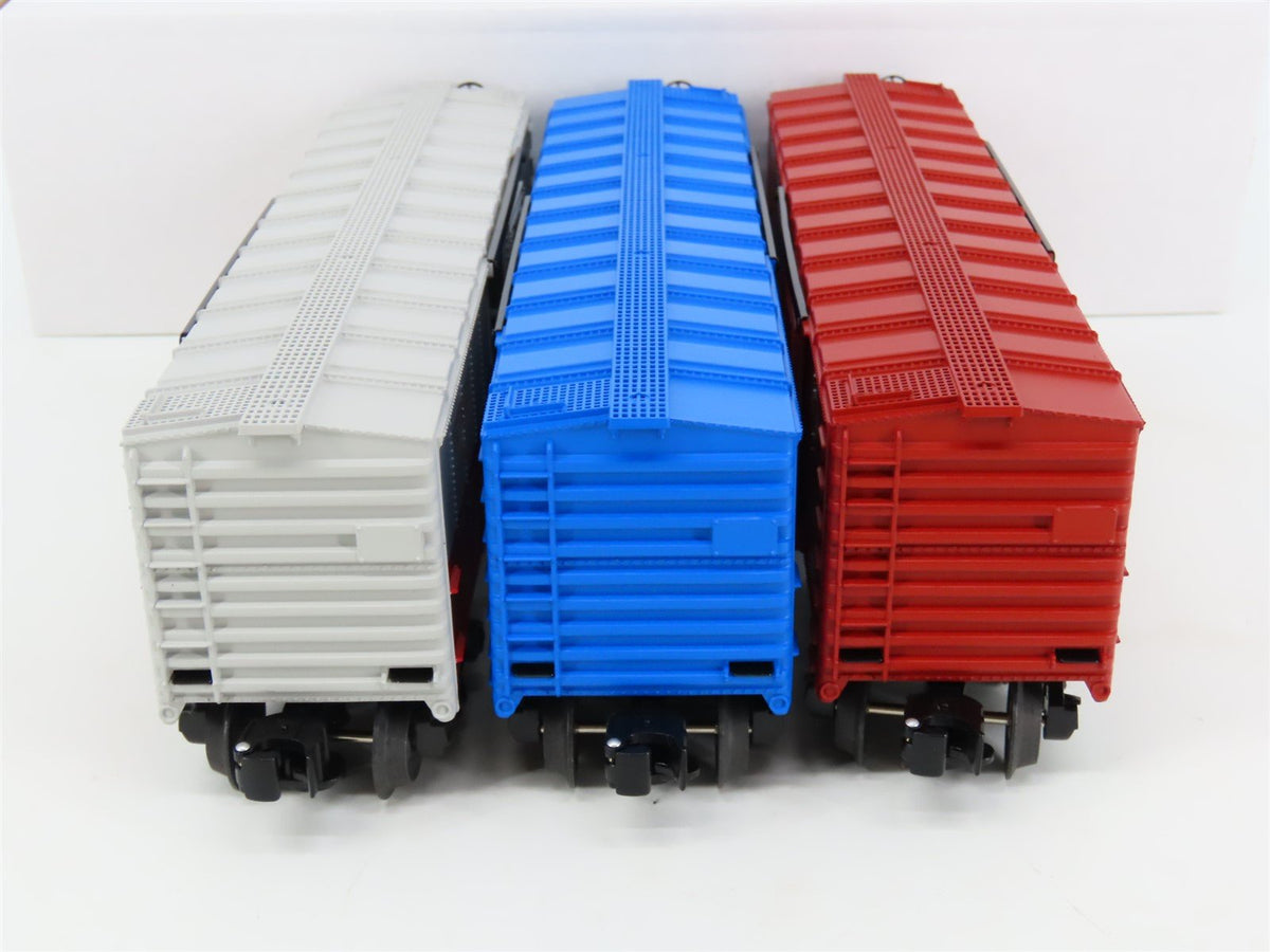 O Gauge 3-Rail Lionel 6-39253 NS/DM/L&amp;N 6464 Archive Single Door Box Car 3-Pack
