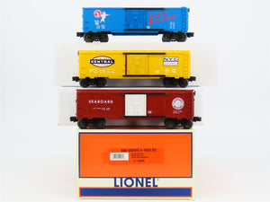 O Gauge 3-Rail Lionel 6-29282 SAL/GN/NYC 6464 Archive Box Car 3-Pack