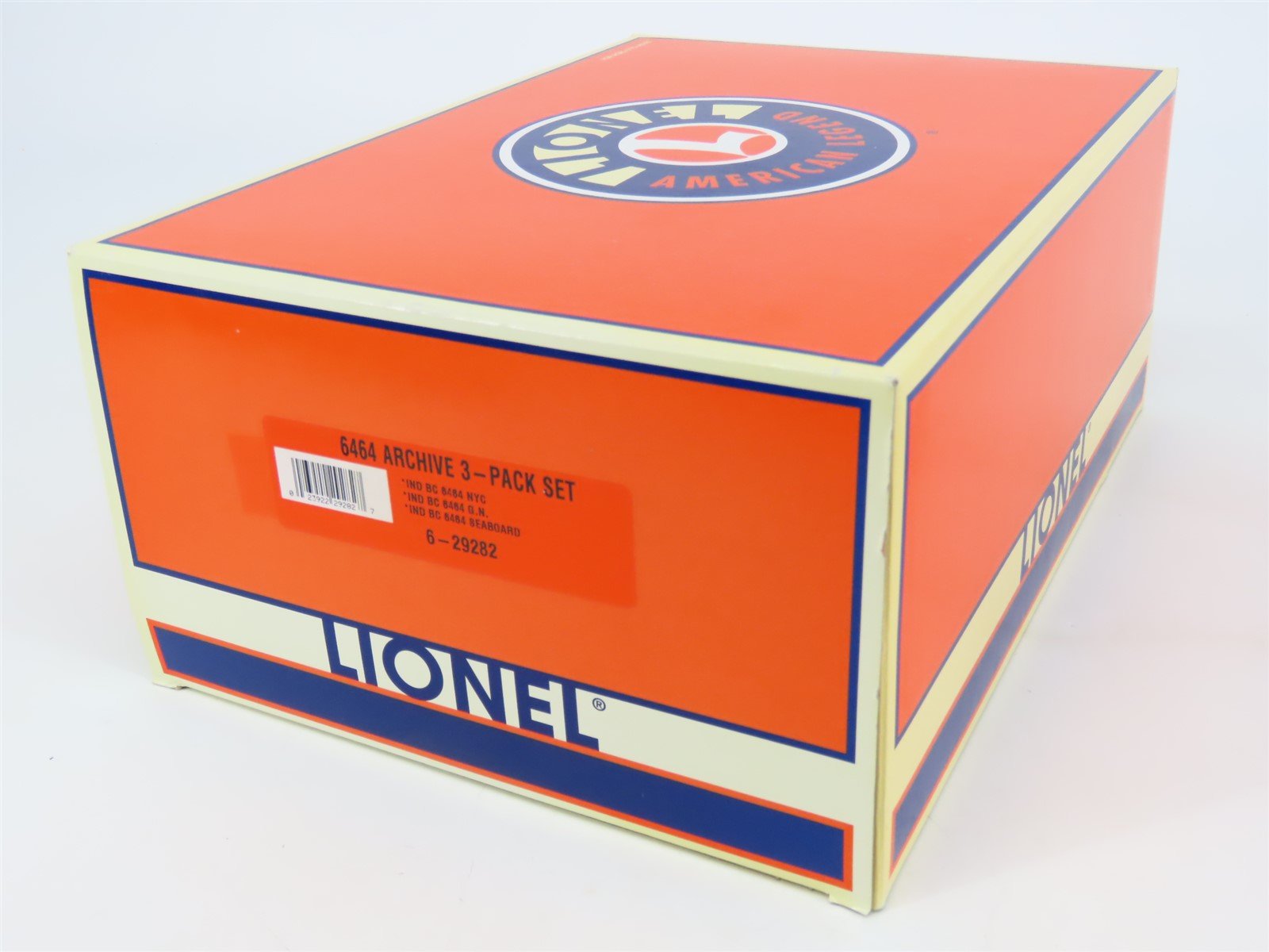 O Gauge 3-Rail Lionel 6-29282 SAL/GN/NYC 6464 Archive Box Car 3-Pack