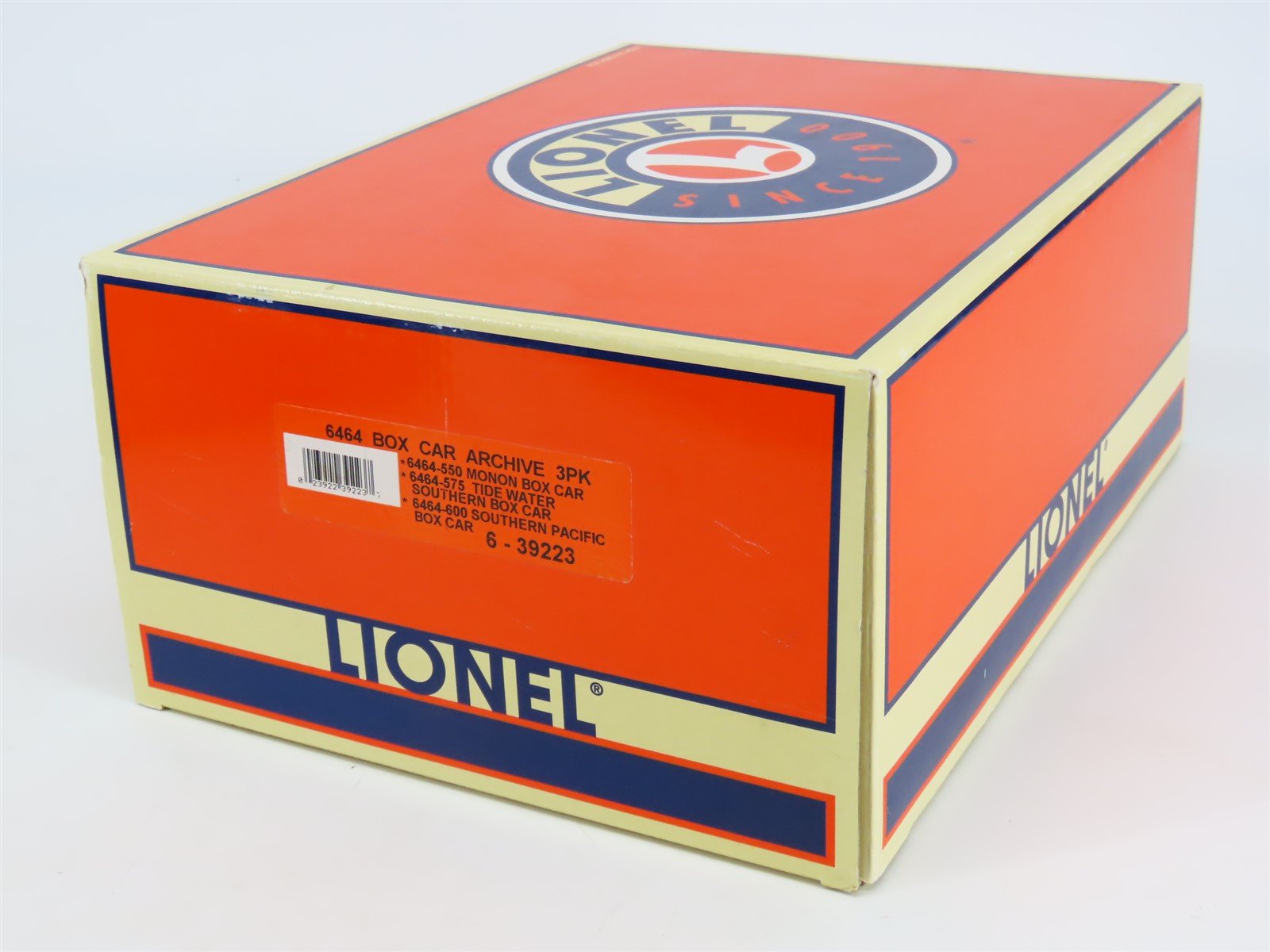 O Gauge 3-Rail Lionel 6-39223 CIL/TS/SP 6464 Archive Single Door Box Car 3-Pack