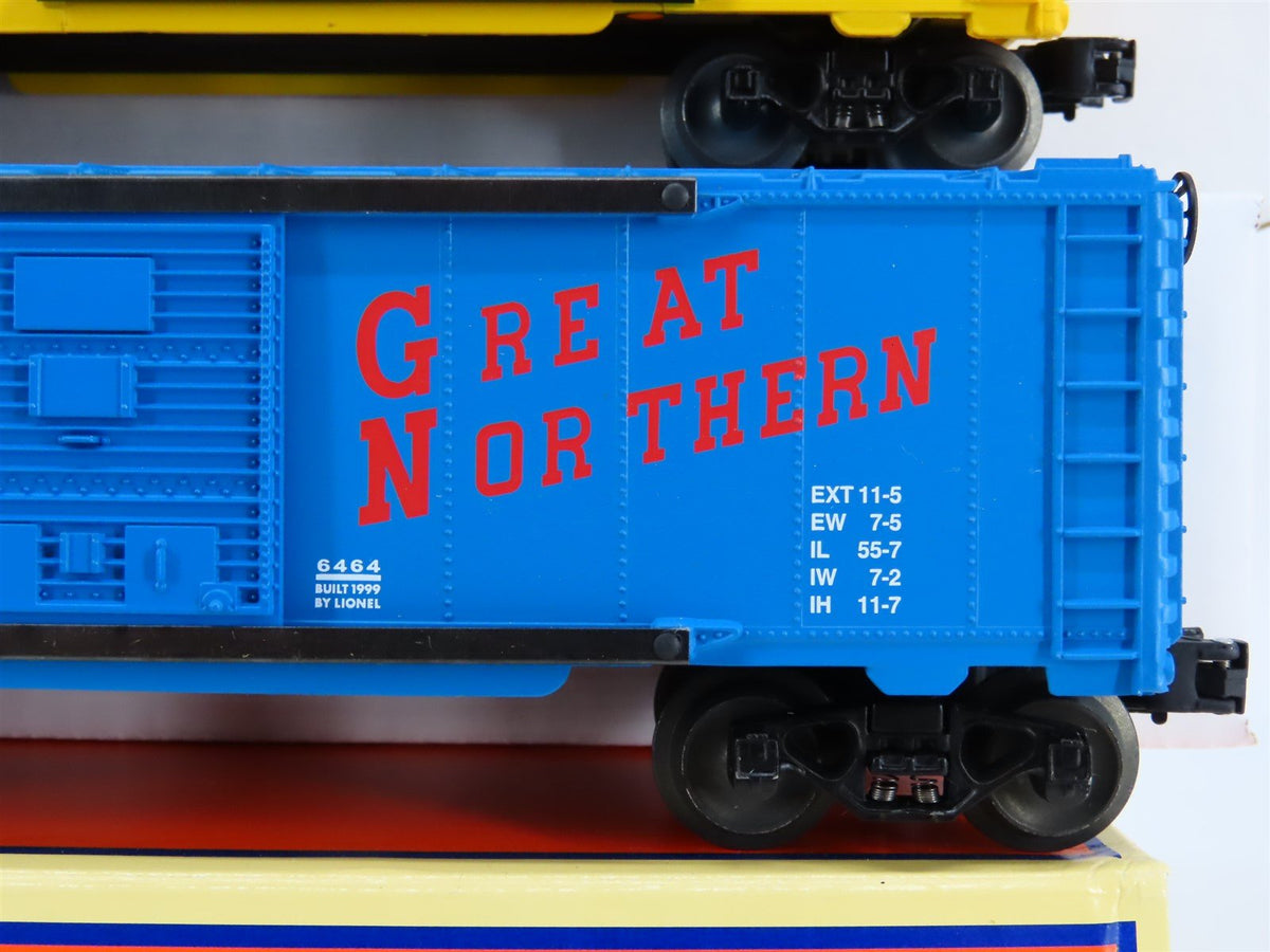 O Gauge 3-Rail Lionel 6-29282 GN/NYC/SAL 6464 Archive Single Door Box Car 3-Pack