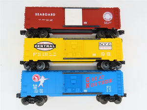 O Gauge 3-Rail Lionel 6-29282 GN/NYC/SAL 6464 Archive Single Door Box Car 3-Pack