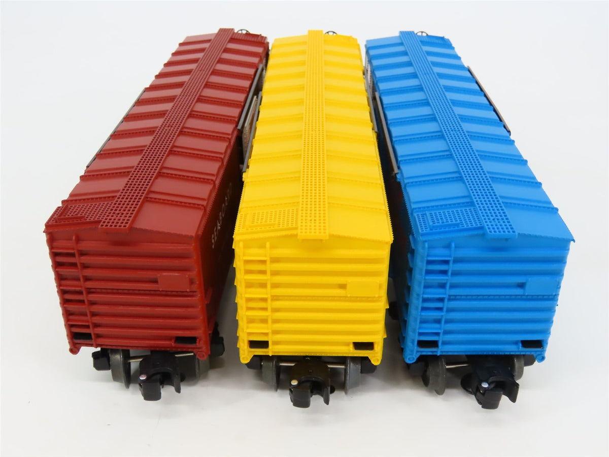 O Gauge 3-Rail Lionel 6-29282 GN/NYC/SAL 6464 Archive Single Door Box Car 3-Pack