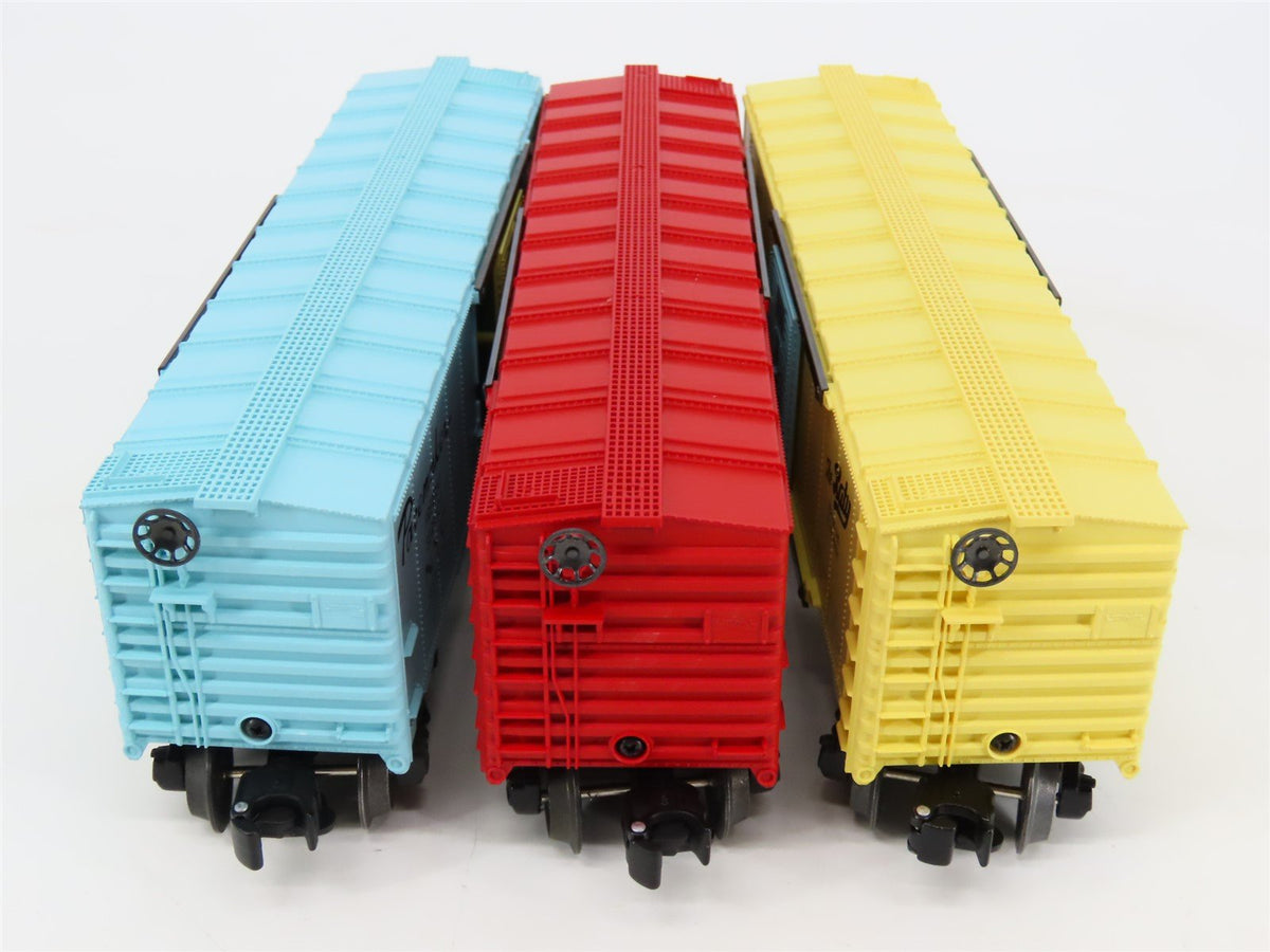 O Gauge 3-Rail Lionel 6-29267 M&amp;StL/NYC/MKT 6464 Series VIII Box Car 3-Pack