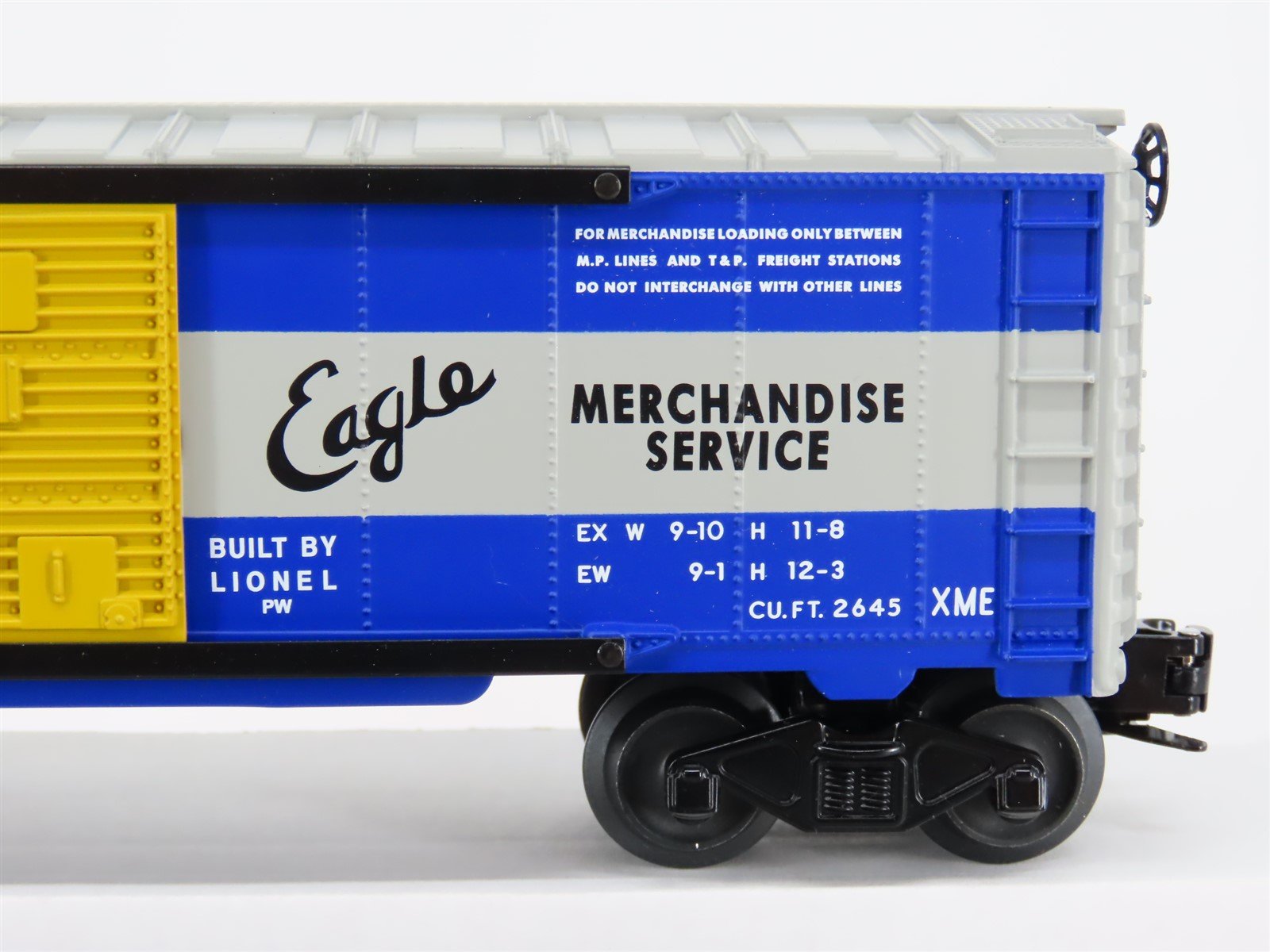 O Gauge 3-Rail Lionel Postwar 6-27710 RI & MP 6464 Single Door Box Car 2-Pack