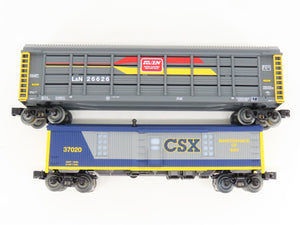 O Gauge 3-Rail Lionel 6-30138 CSX/L&N Chessie System Freight Cars Add-On 2-Pack