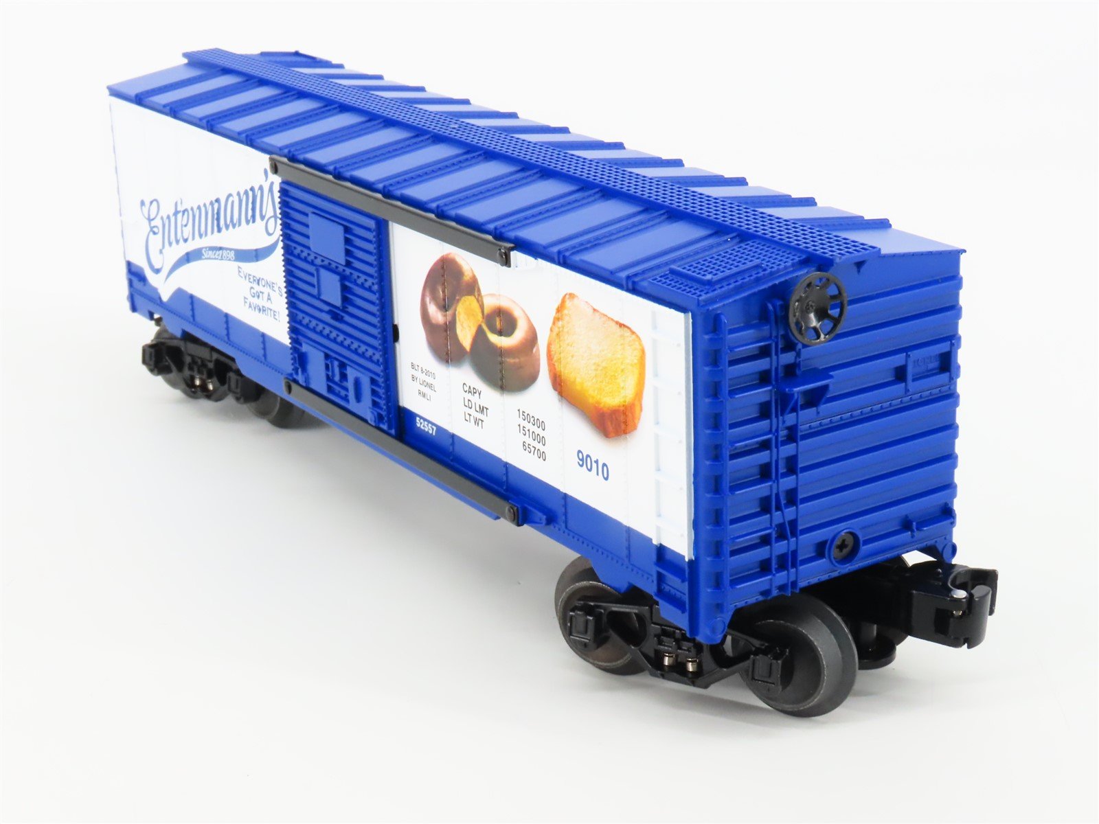 O Gauge 3-Rail Lionel 6-52557 RMLI Entenmann's Operating Box Car #9010