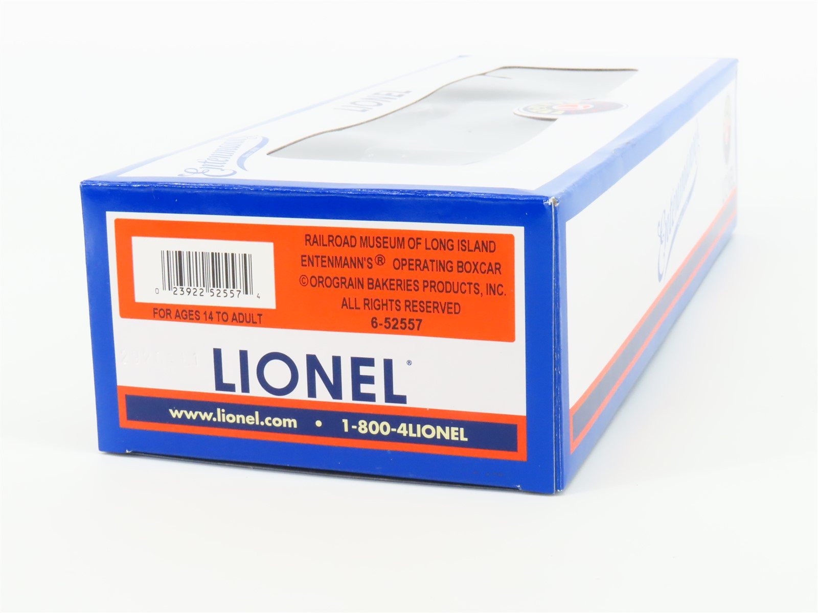 O Gauge 3-Rail Lionel 6-52557 RMLI Entenmann's Operating Box Car #9010
