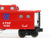 O Gauge 3-Rail Lionel 6-9163 ATSF Santa Fe Lighted Caboose #9163