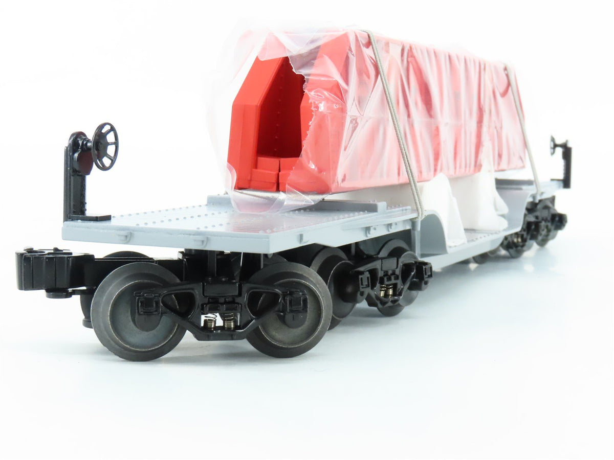 O Gauge 3-Rail Lionel 6-39424 PWC 16-Wheel Flat Car w/ US Steel Girders
