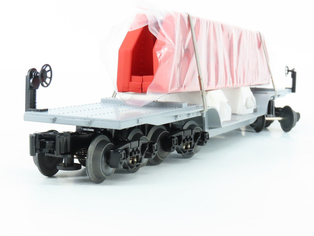 O Gauge 3-Rail Lionel 6-39424 PWC 16-Wheel Flat Car w/ US Steel Girders