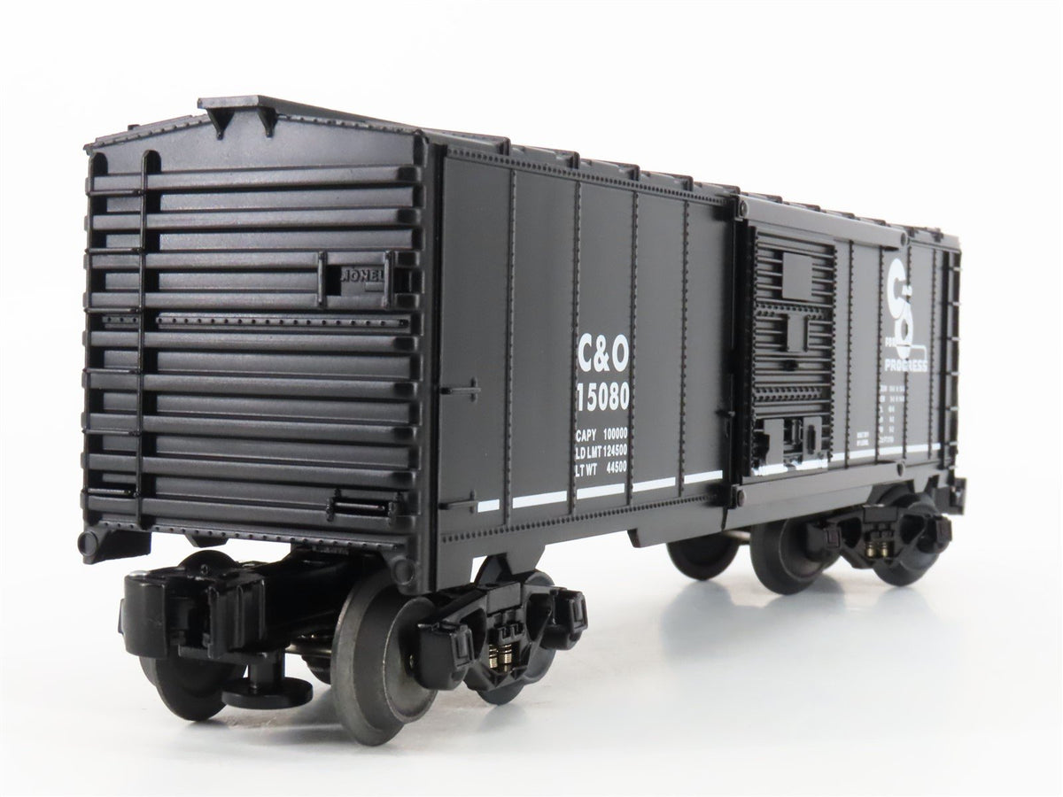 O Gauge 3-Rail Lionel 6-15080 C&amp;O Chesapeake &amp; Ohio 40&#39; Box Car #15080