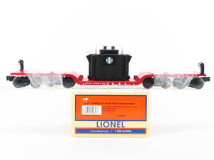 O Gauge 3-Rail Lionel 6-29656 ATSF 16-Wheel Flat Car #90096 w/ Transformer