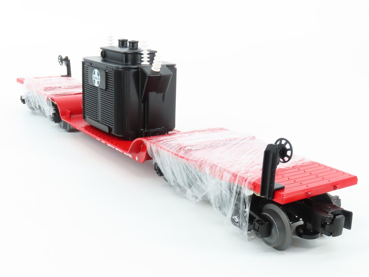 O Gauge 3-Rail Lionel 6-29656 ATSF 16-Wheel Flat Car #90096 w/ Transformer