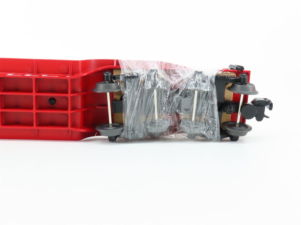 O Gauge 3-Rail Lionel 6-29656 ATSF 16-Wheel Flat Car #90096 w/ Transformer