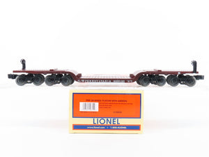 O Gauge 3-Rail Lionel 6-29655 PRR 16-Wheel Flat Car #469846 w/ Girders