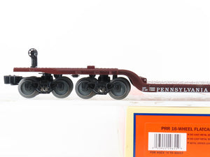 O Gauge 3-Rail Lionel 6-29655 PRR 16-Wheel Flat Car #469846 w/ Girders