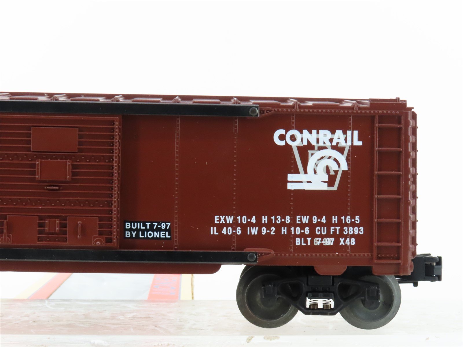 O Gauge 3-Rail Lionel 6-19288 PRR/CR Conrail Over-Stamp Box Car #6464-200X