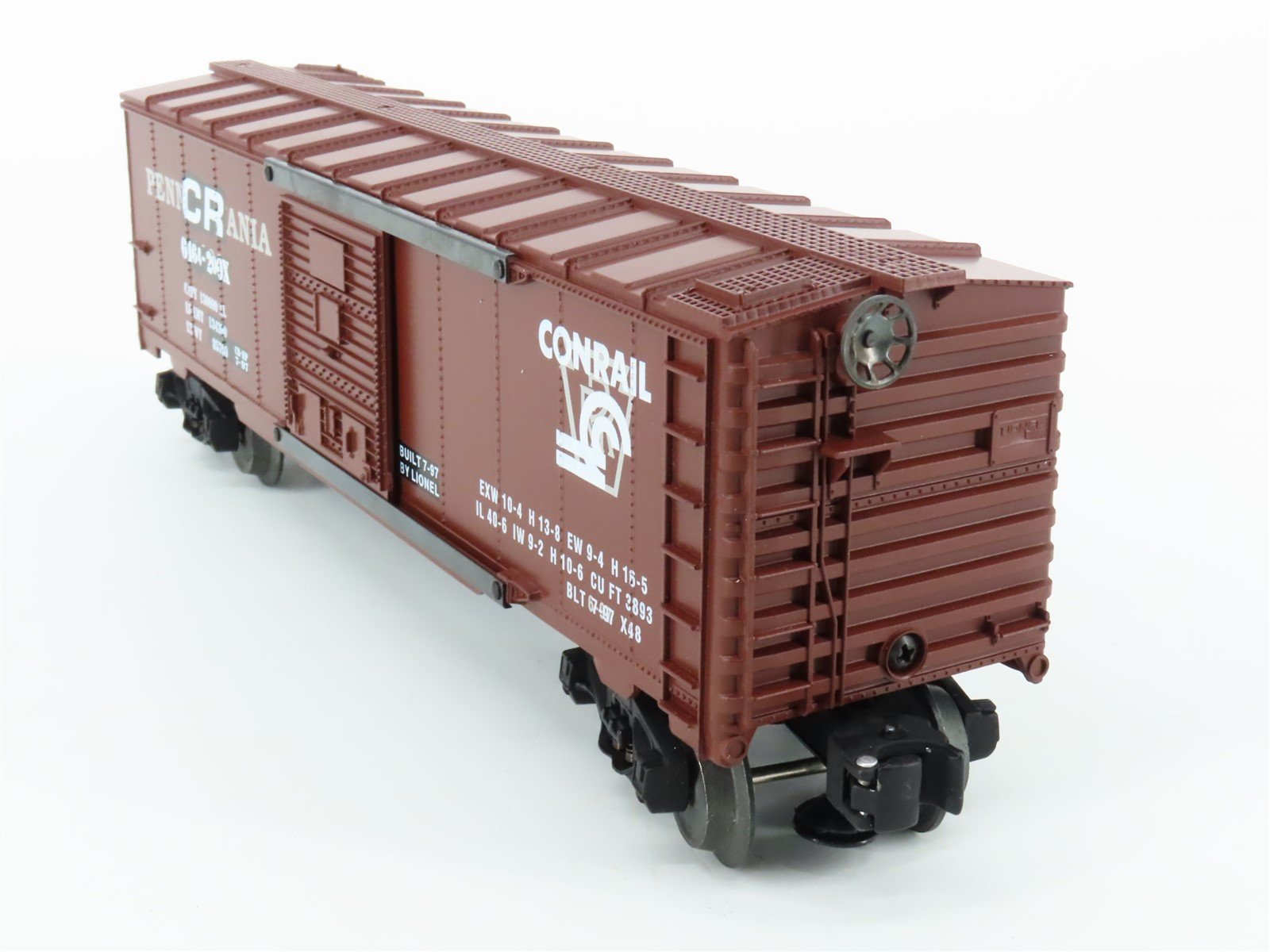 O Gauge 3-Rail Lionel 6-19288 PRR/CR Conrail Over-Stamp Box Car #6464-200X