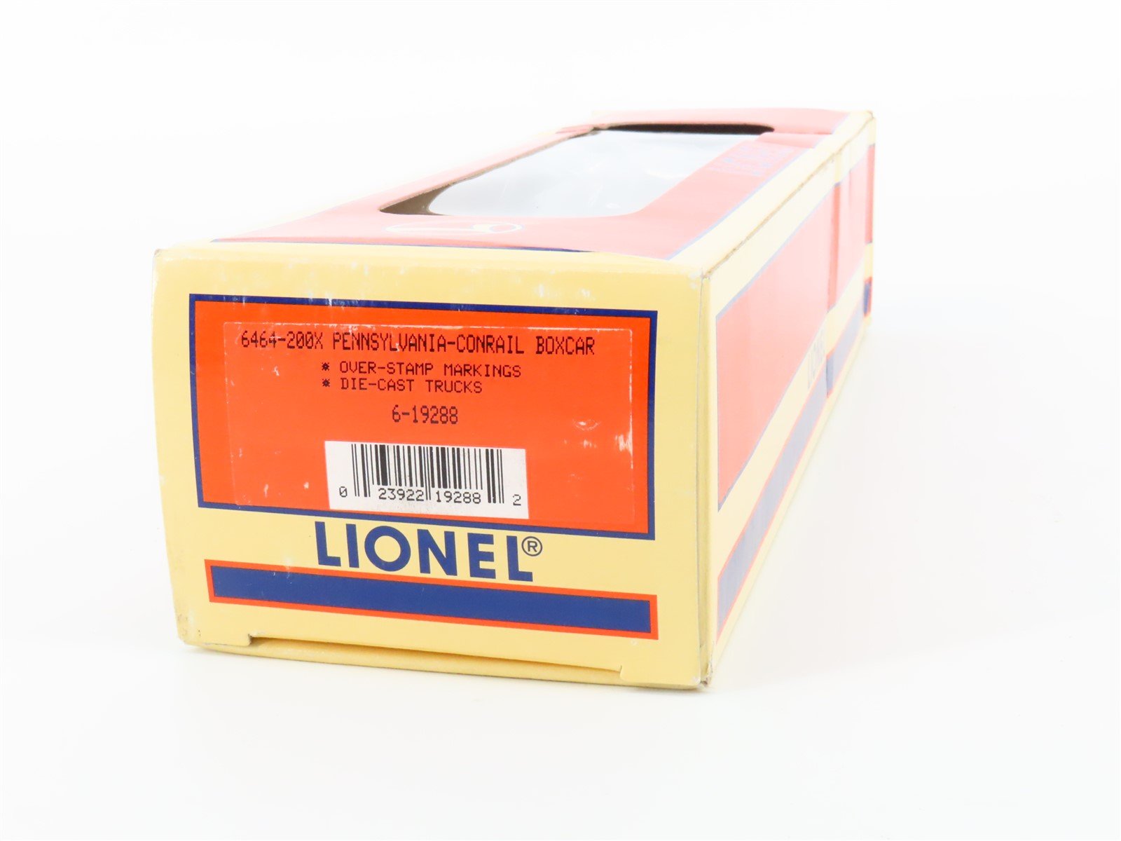 O Gauge 3-Rail Lionel 6-19288 PRR/CR Conrail Over-Stamp Box Car #6464-200X