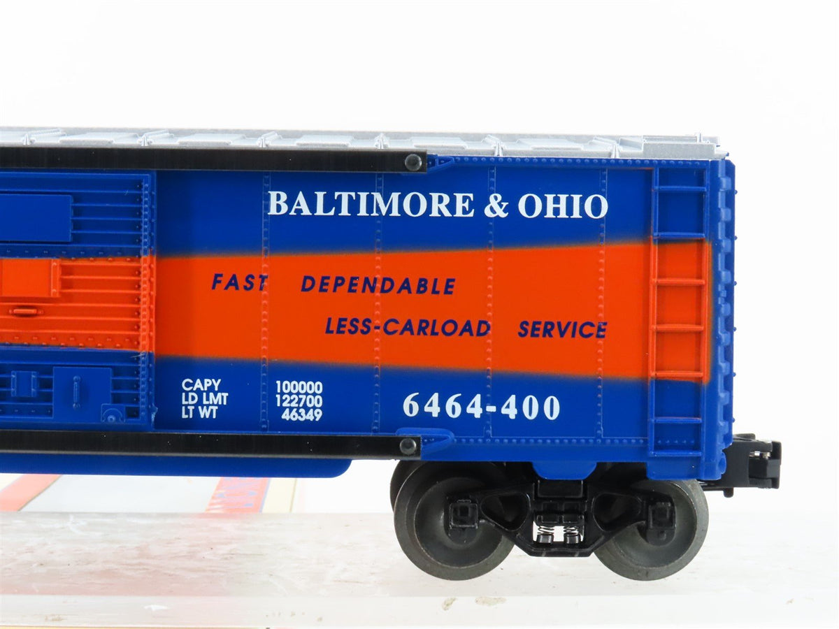 O Gauge 3-Rail Lionel 6-19294 B&amp;O Baltimore &amp; Ohio Timesaver Box Car #6464-400
